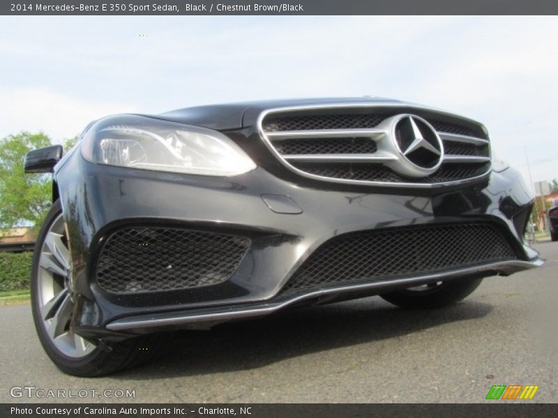 Black / Chestnut Brown/Black 2014 Mercedes-Benz E 350 Sport Sedan