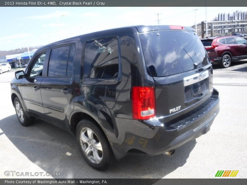 Crystal Black Pearl / Gray 2013 Honda Pilot EX-L 4WD