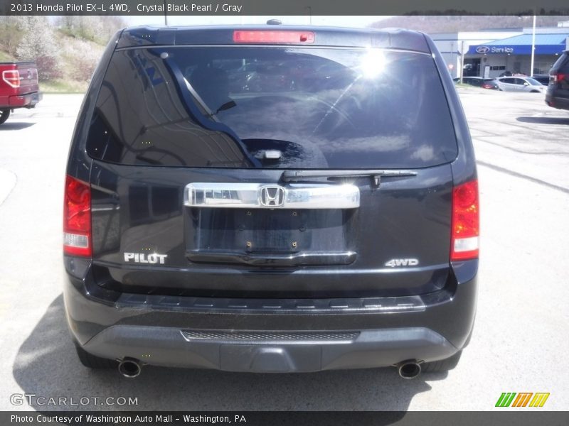 Crystal Black Pearl / Gray 2013 Honda Pilot EX-L 4WD