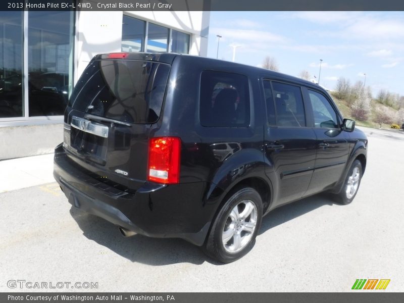 Crystal Black Pearl / Gray 2013 Honda Pilot EX-L 4WD