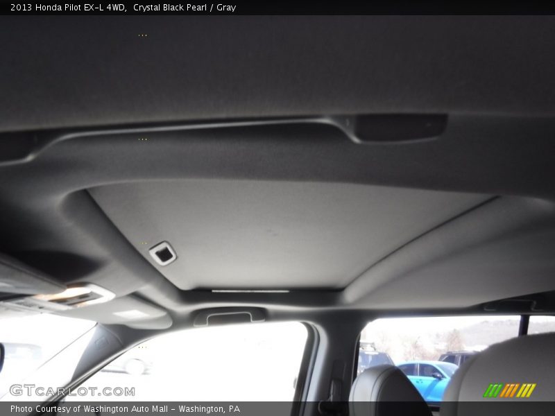 Crystal Black Pearl / Gray 2013 Honda Pilot EX-L 4WD