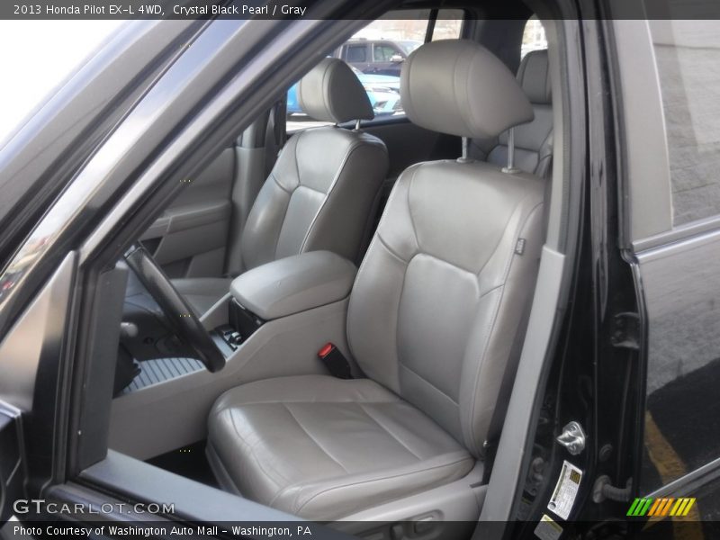Crystal Black Pearl / Gray 2013 Honda Pilot EX-L 4WD
