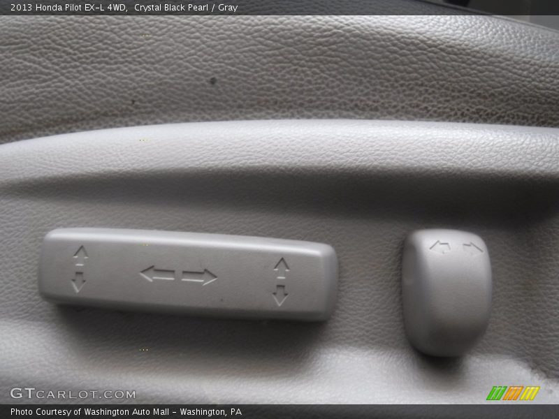 Crystal Black Pearl / Gray 2013 Honda Pilot EX-L 4WD