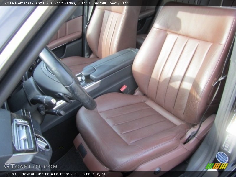 Black / Chestnut Brown/Black 2014 Mercedes-Benz E 350 Sport Sedan