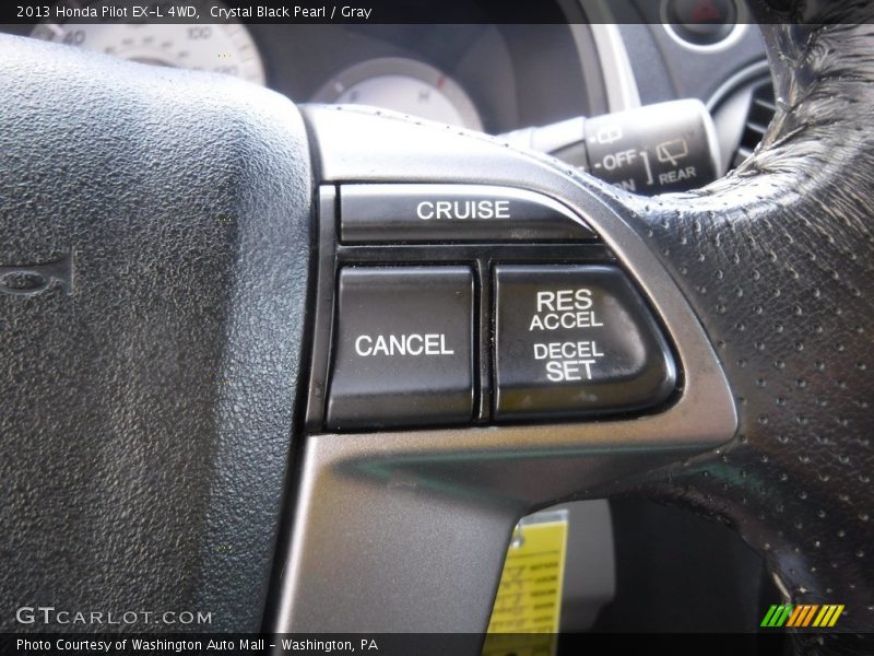 Crystal Black Pearl / Gray 2013 Honda Pilot EX-L 4WD