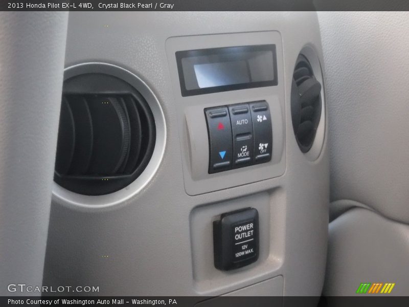 Crystal Black Pearl / Gray 2013 Honda Pilot EX-L 4WD
