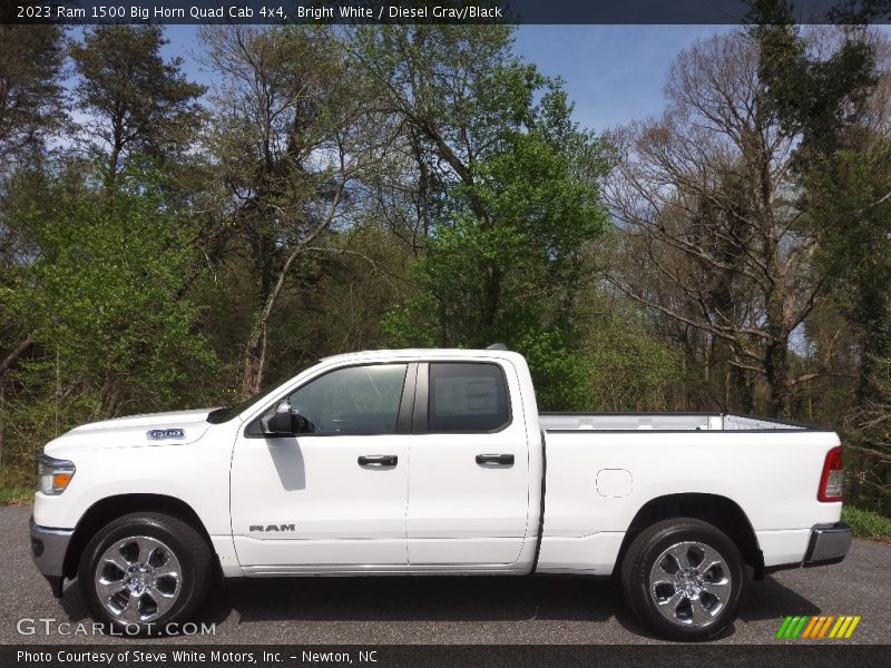  2023 1500 Big Horn Quad Cab 4x4 Bright White