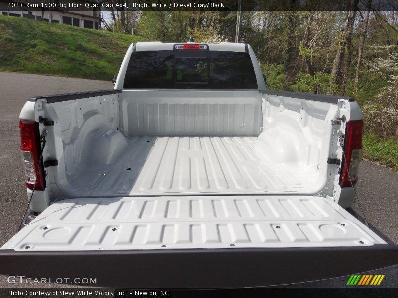 Bright White / Diesel Gray/Black 2023 Ram 1500 Big Horn Quad Cab 4x4