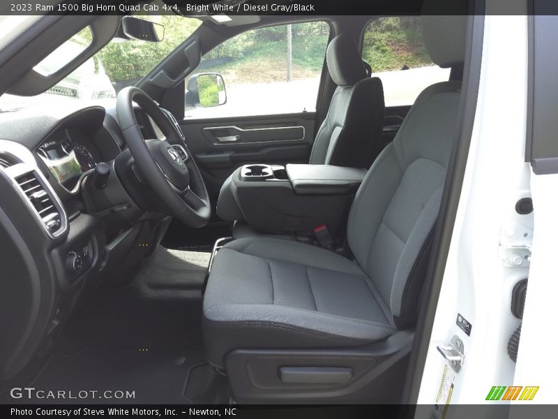 Front Seat of 2023 1500 Big Horn Quad Cab 4x4