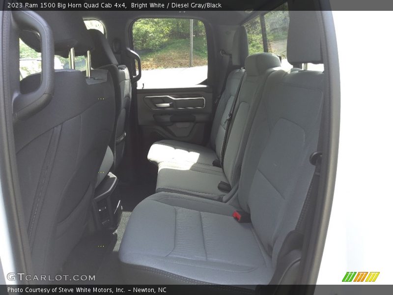Bright White / Diesel Gray/Black 2023 Ram 1500 Big Horn Quad Cab 4x4