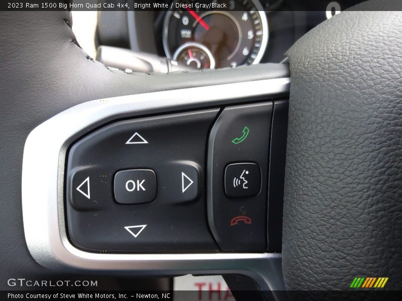 2023 1500 Big Horn Quad Cab 4x4 Steering Wheel