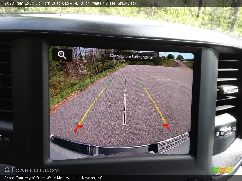 Bright White / Diesel Gray/Black 2023 Ram 1500 Big Horn Quad Cab 4x4