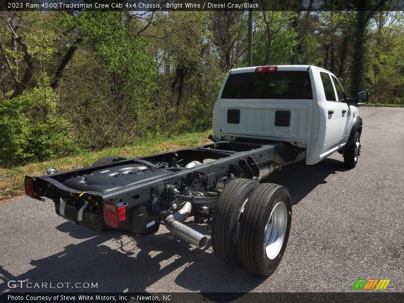 Bright White / Diesel Gray/Black 2023 Ram 4500 Tradesman Crew Cab 4x4 Chassis