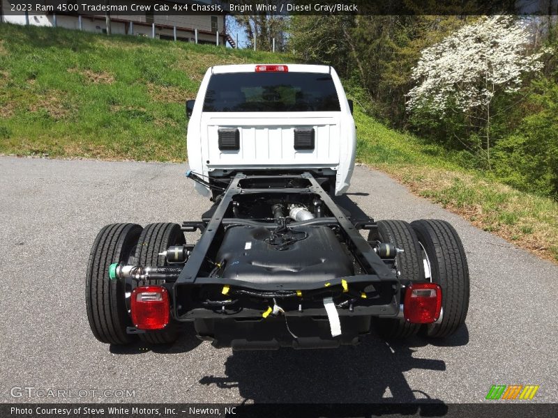 Bright White / Diesel Gray/Black 2023 Ram 4500 Tradesman Crew Cab 4x4 Chassis