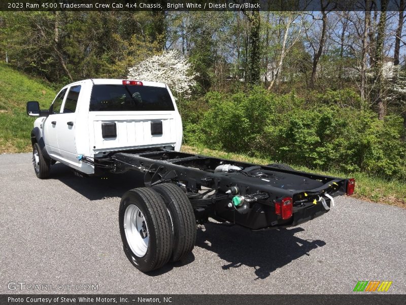 Bright White / Diesel Gray/Black 2023 Ram 4500 Tradesman Crew Cab 4x4 Chassis