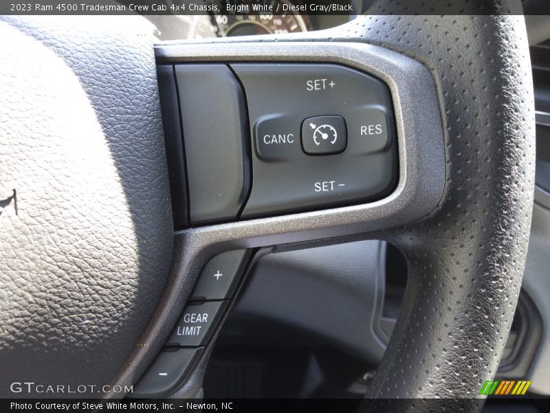 Bright White / Diesel Gray/Black 2023 Ram 4500 Tradesman Crew Cab 4x4 Chassis