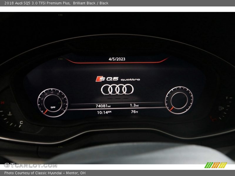  2018 SQ5 3.0 TFSI Premium Plus 3.0 TFSI Premium Plus Gauges