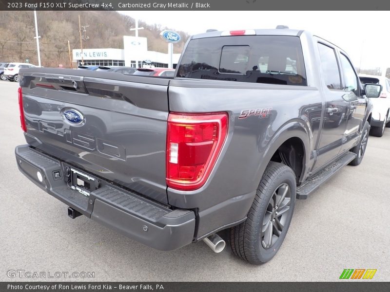 Carbonized Gray Metallic / Black 2023 Ford F150 XLT SuperCrew 4x4