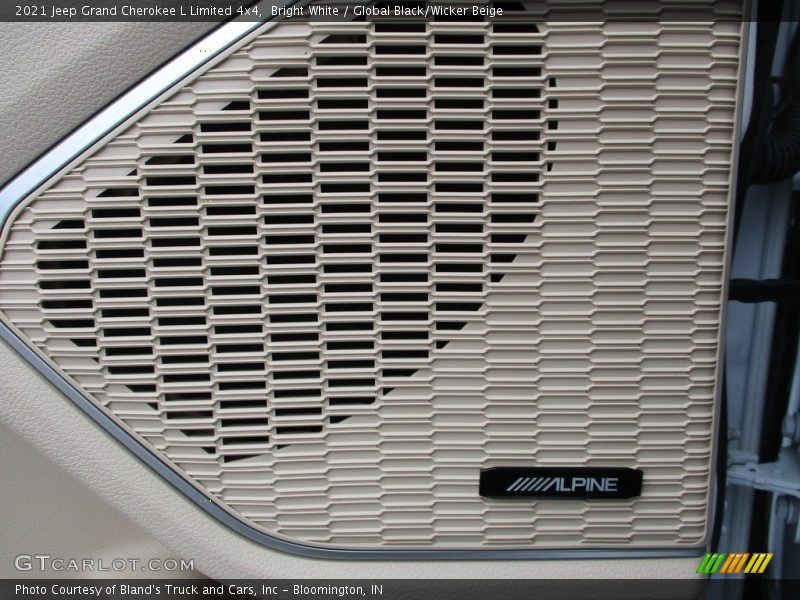Bright White / Global Black/Wicker Beige 2021 Jeep Grand Cherokee L Limited 4x4