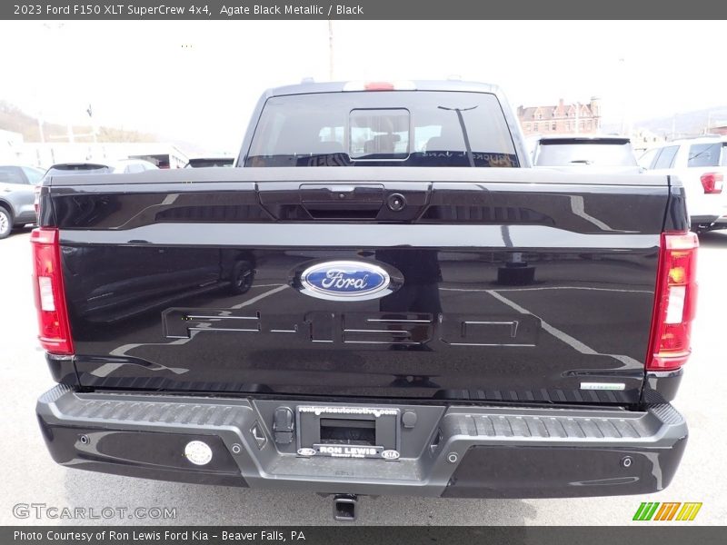 Agate Black Metallic / Black 2023 Ford F150 XLT SuperCrew 4x4