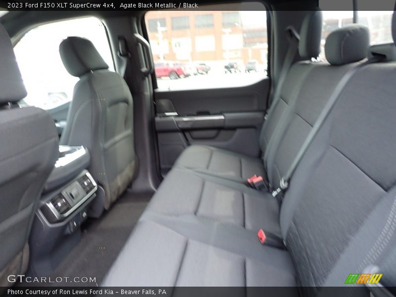 Agate Black Metallic / Black 2023 Ford F150 XLT SuperCrew 4x4