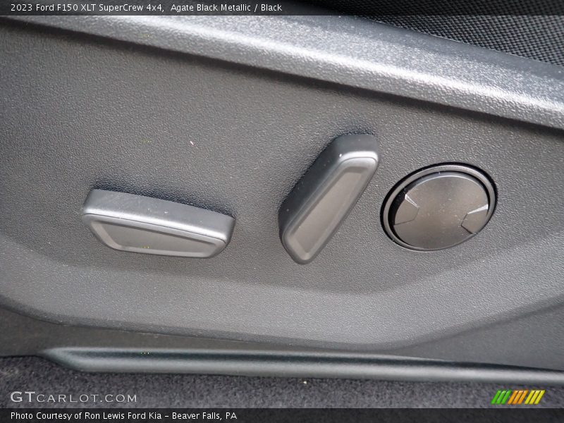 Agate Black Metallic / Black 2023 Ford F150 XLT SuperCrew 4x4