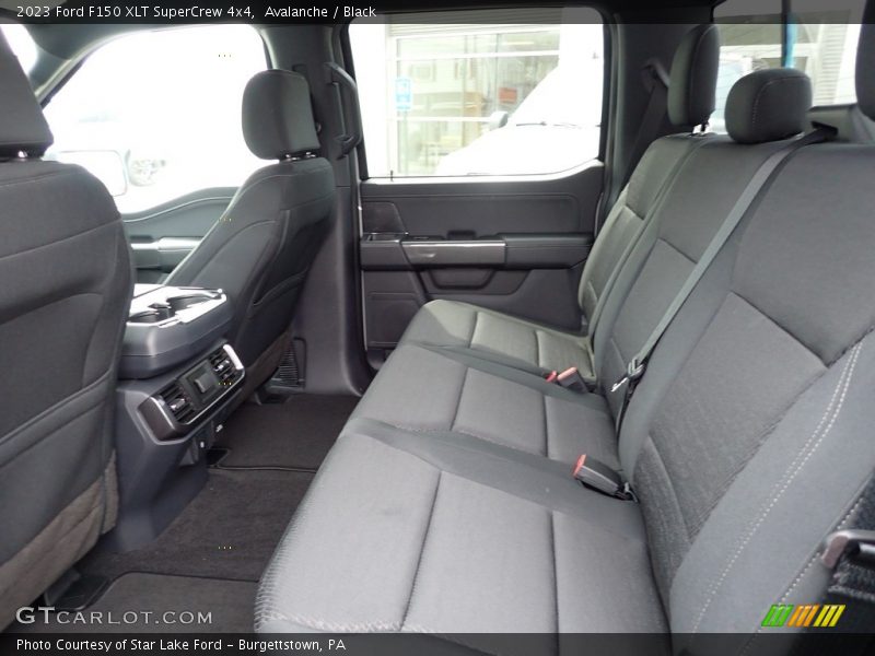 Rear Seat of 2023 F150 XLT SuperCrew 4x4