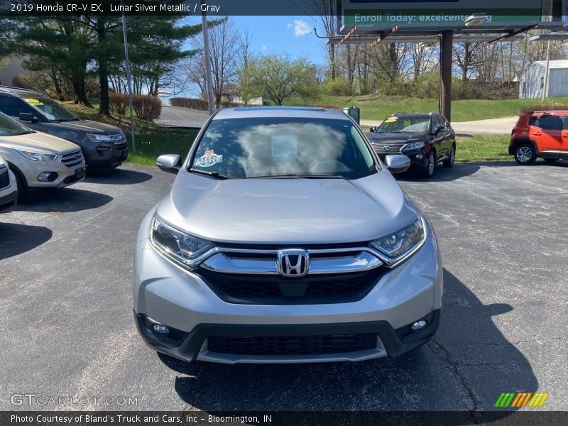 Lunar Silver Metallic / Gray 2019 Honda CR-V EX