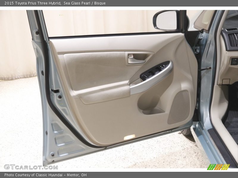 Sea Glass Pearl / Bisque 2015 Toyota Prius Three Hybrid