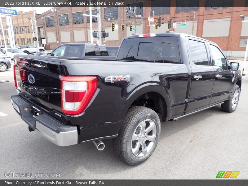  2023 F150 XLT SuperCrew 4x4 Agate Black Metallic