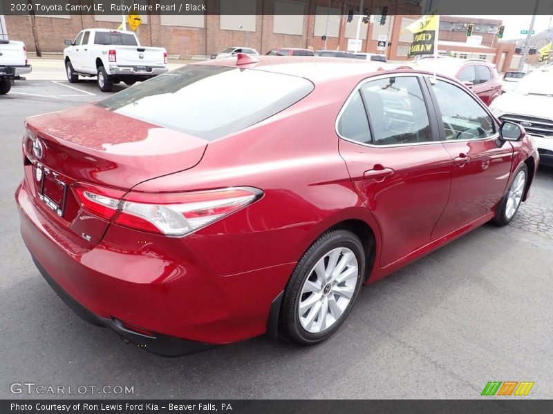 Ruby Flare Pearl / Black 2020 Toyota Camry LE