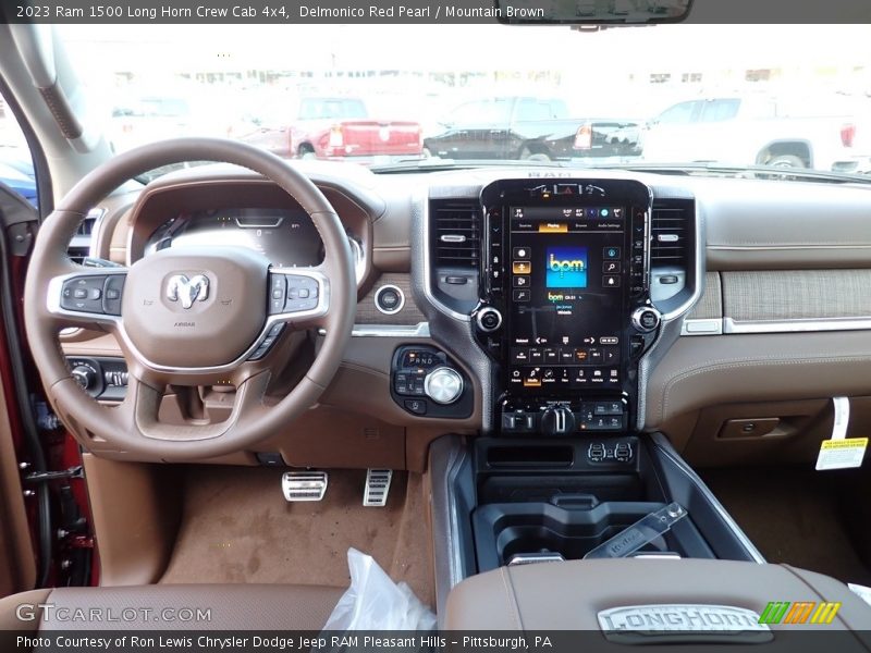 Dashboard of 2023 1500 Long Horn Crew Cab 4x4