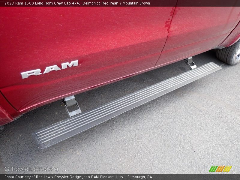 Delmonico Red Pearl / Mountain Brown 2023 Ram 1500 Long Horn Crew Cab 4x4