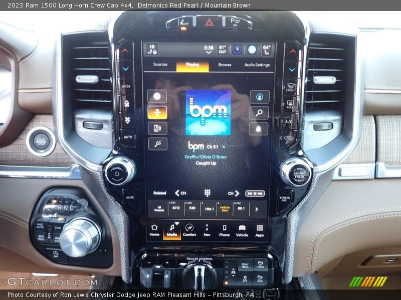 Controls of 2023 1500 Long Horn Crew Cab 4x4