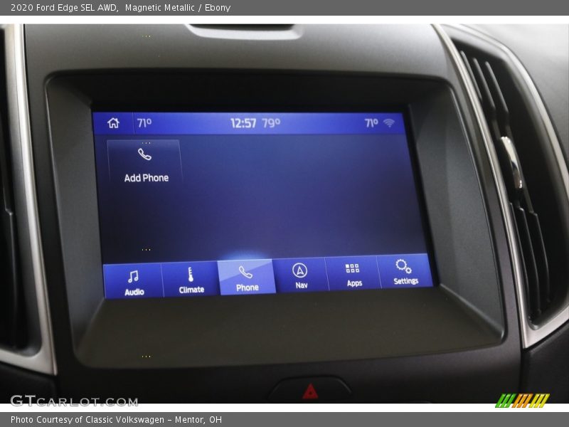 Magnetic Metallic / Ebony 2020 Ford Edge SEL AWD
