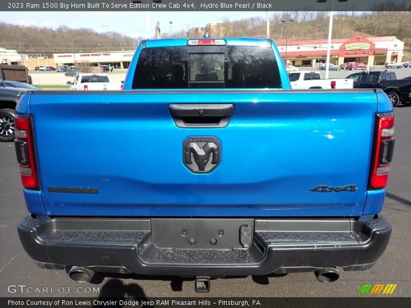 Hydro Blue Pearl / Black 2023 Ram 1500 Big Horn Built To Serve Edition Crew Cab 4x4