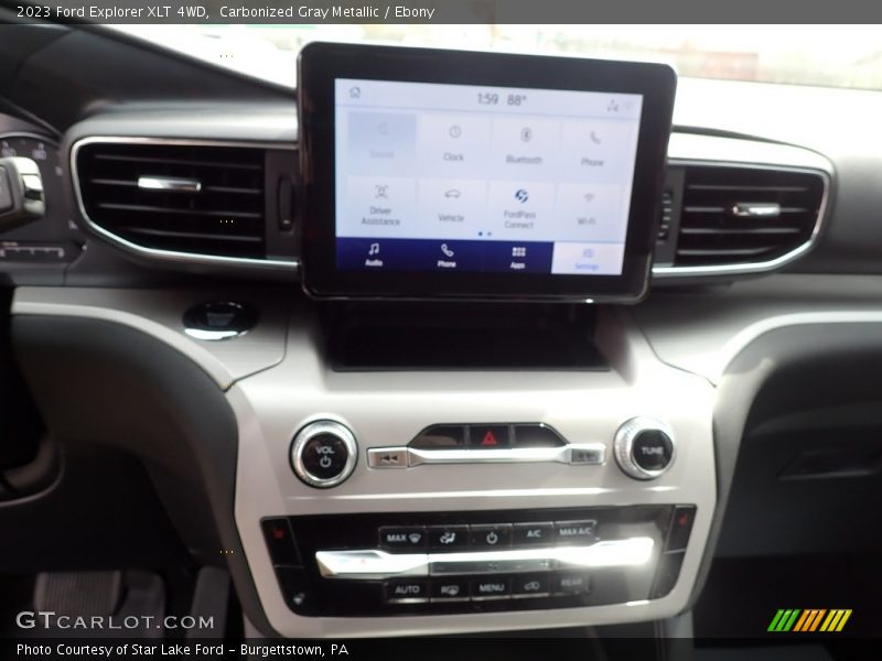 Controls of 2023 Explorer XLT 4WD