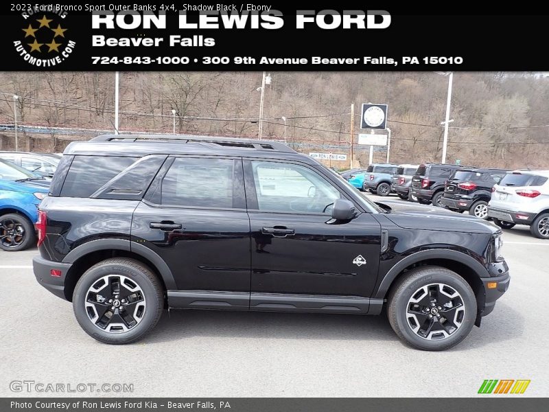 Shadow Black / Ebony 2023 Ford Bronco Sport Outer Banks 4x4
