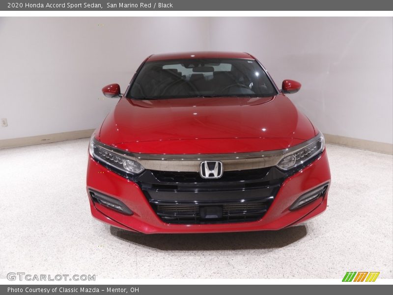 San Marino Red / Black 2020 Honda Accord Sport Sedan