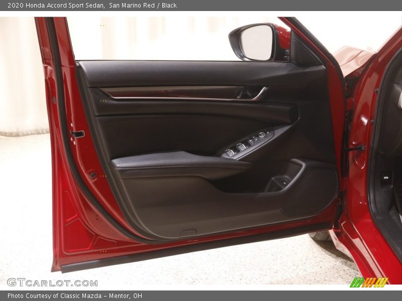 San Marino Red / Black 2020 Honda Accord Sport Sedan