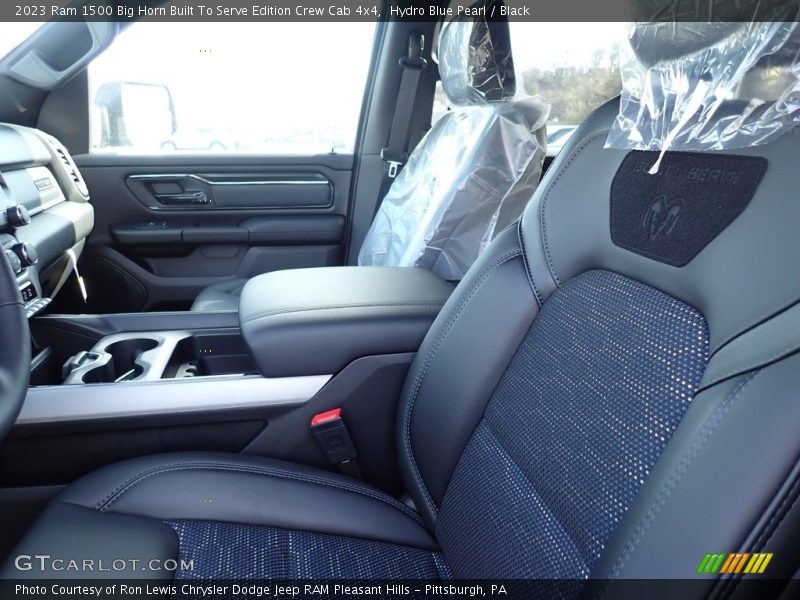 Hydro Blue Pearl / Black 2023 Ram 1500 Big Horn Built To Serve Edition Crew Cab 4x4