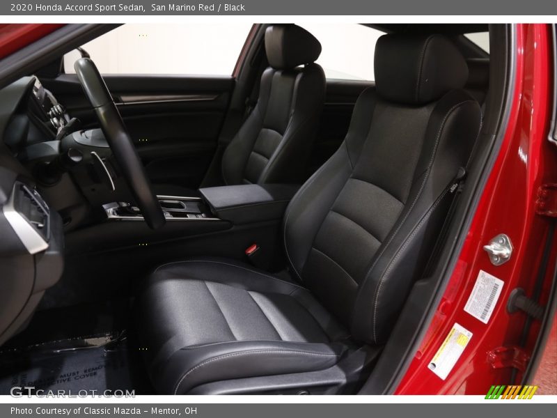 San Marino Red / Black 2020 Honda Accord Sport Sedan