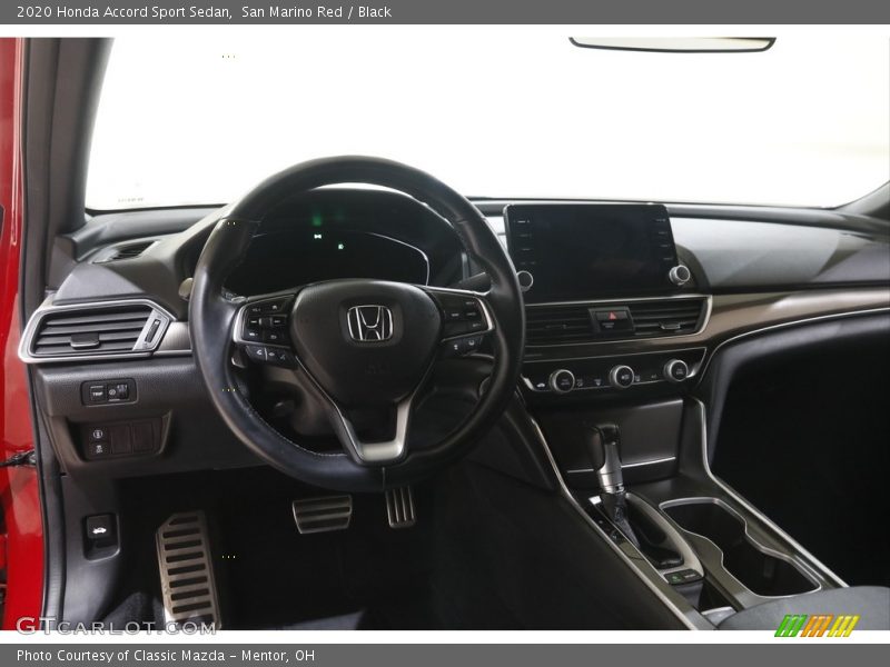 San Marino Red / Black 2020 Honda Accord Sport Sedan