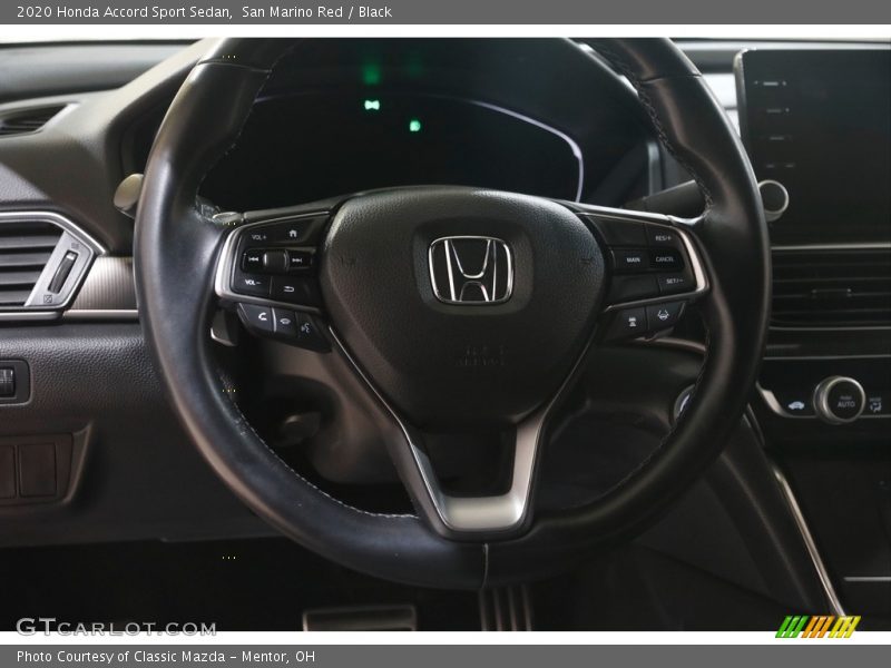 San Marino Red / Black 2020 Honda Accord Sport Sedan