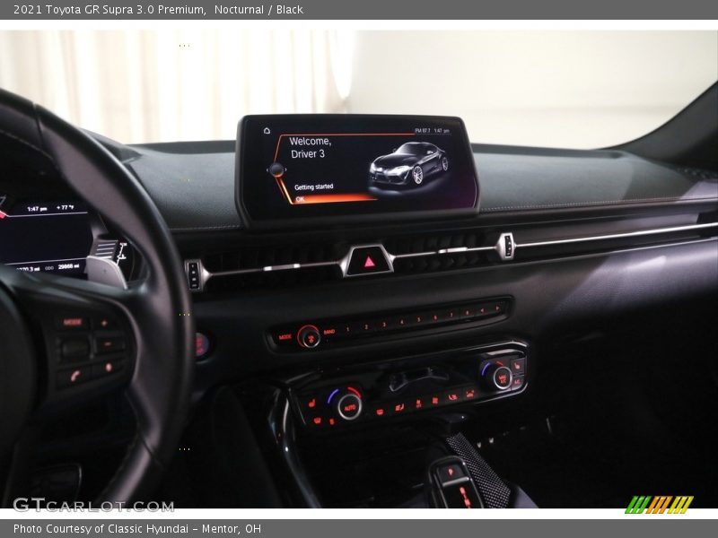 Dashboard of 2021 GR Supra 3.0 Premium