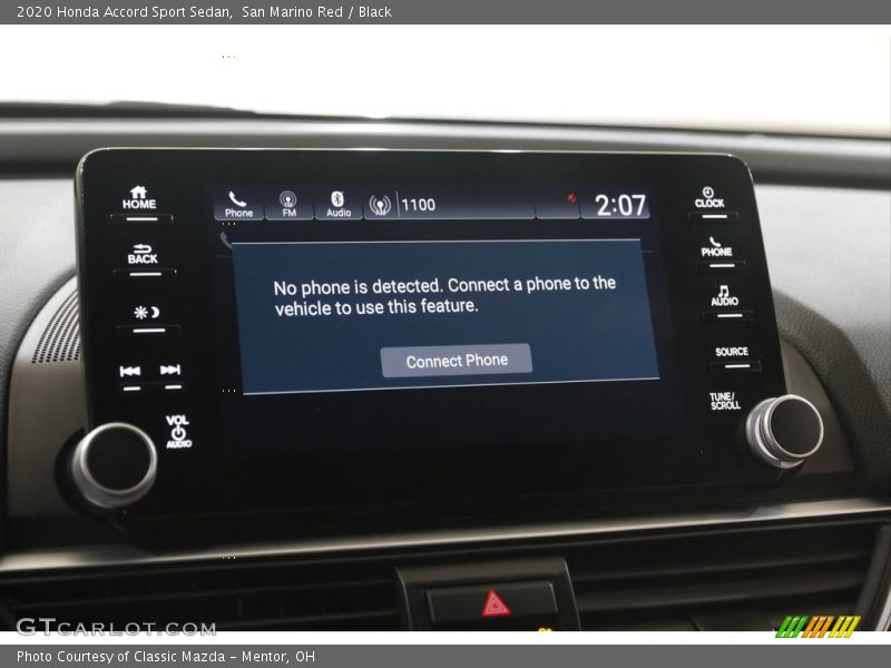 San Marino Red / Black 2020 Honda Accord Sport Sedan