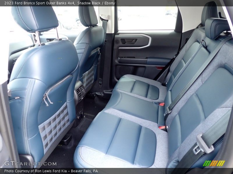 Rear Seat of 2023 Bronco Sport Outer Banks 4x4