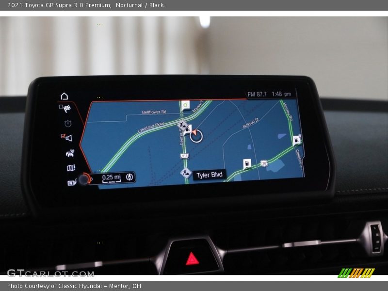 Navigation of 2021 GR Supra 3.0 Premium