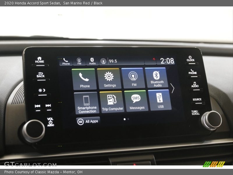 San Marino Red / Black 2020 Honda Accord Sport Sedan