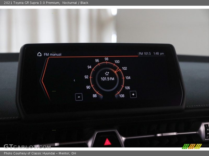 Audio System of 2021 GR Supra 3.0 Premium